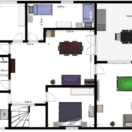 Spacious Apartment, Terrace, Gg Любляна